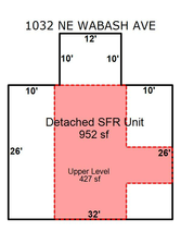 sketch of residential building floor plan